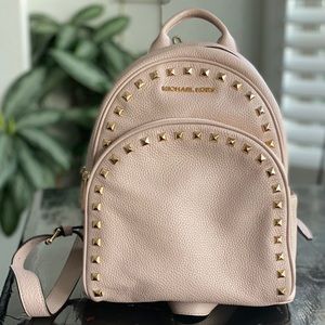 Michael Kors Pink Studded Backpack